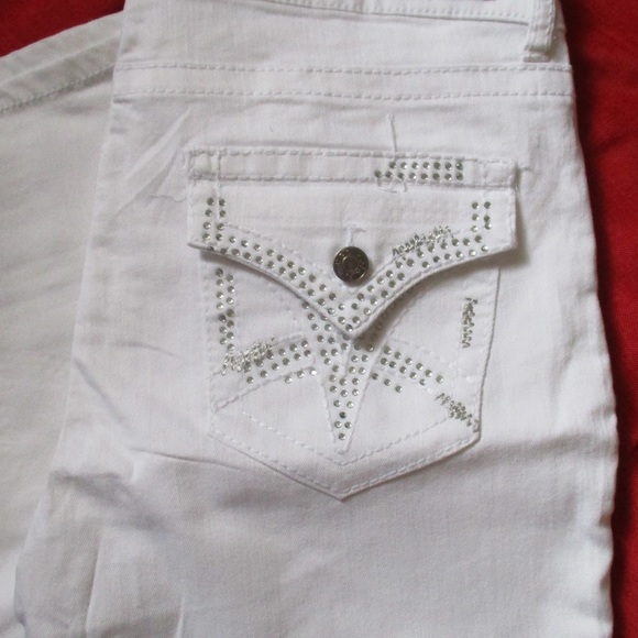 VGS Denim for All Time White Boot Cut Jeans Size 10 - Picture 2 of 7
